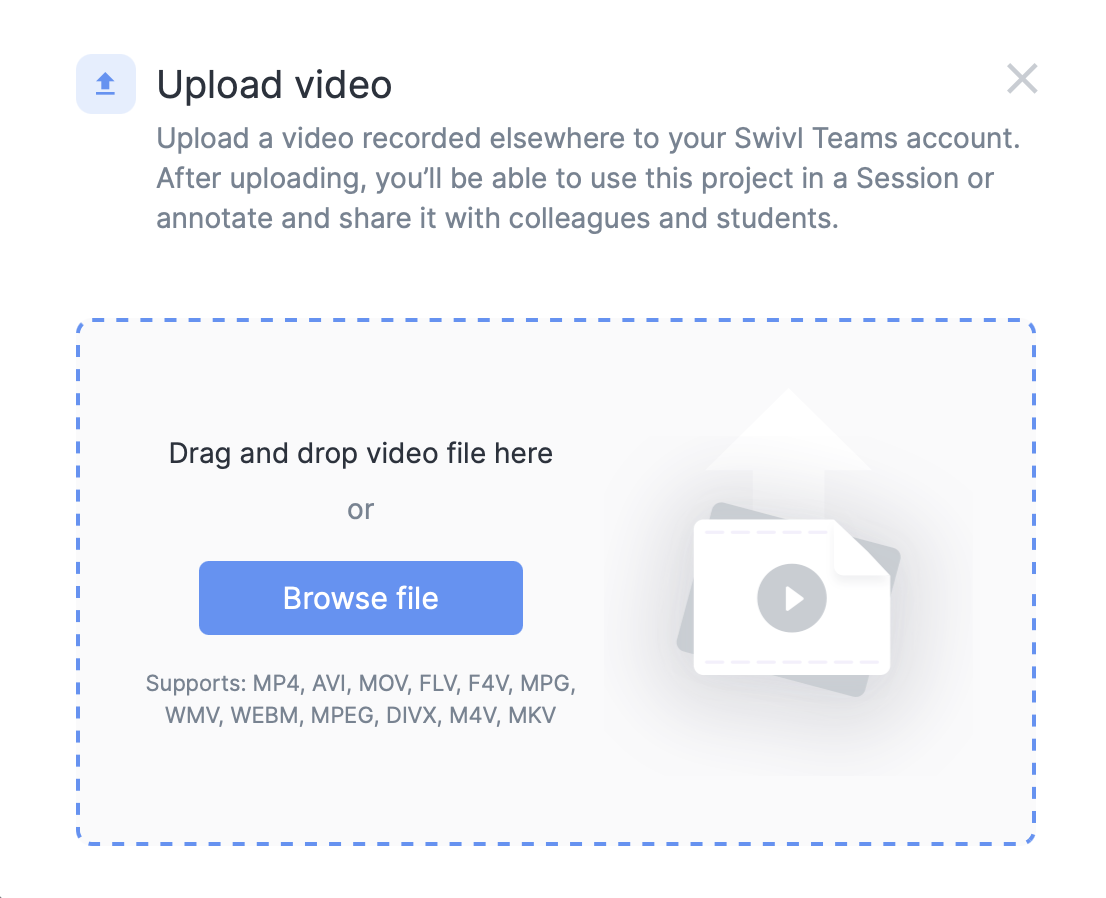 Uploading a Video to Reflectivity (Teams) Web platform – Swivl Help Center